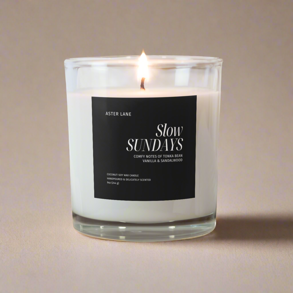Slow Sundays Candle